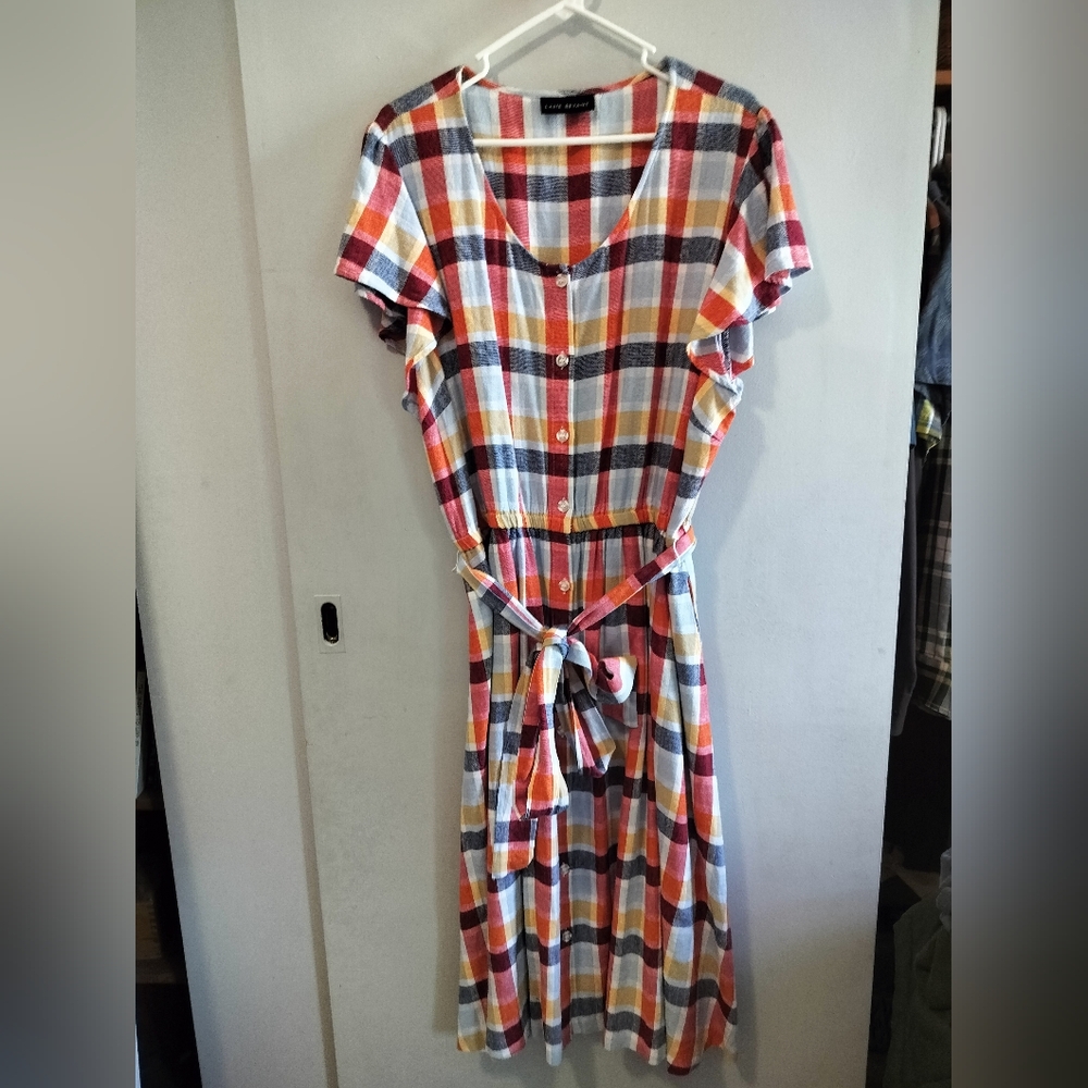 Lane Bryant Tie Midi Sundress